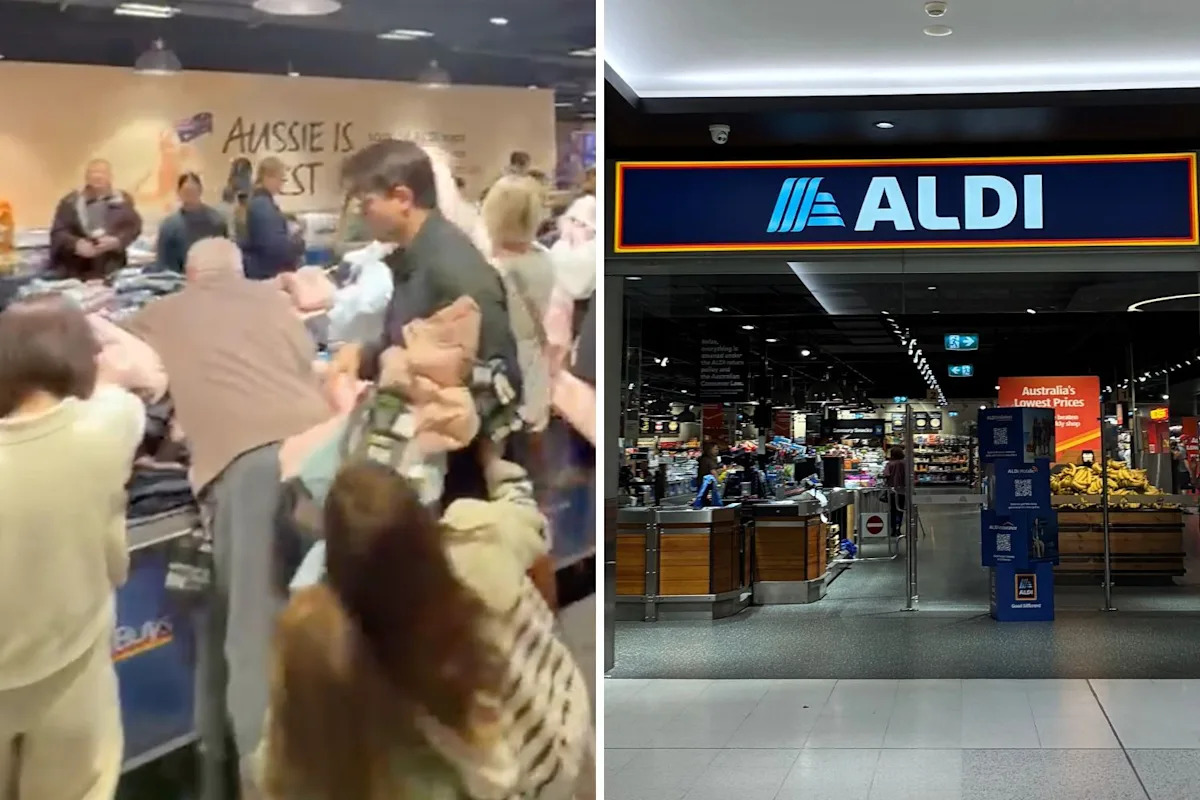 يبدأ سعر بيع معدات التزلج في Aldi بسعر 5 دولارات، مما يتسبب في حدوث فوضى حيث يتدفق المتسوقون إلى المتجر